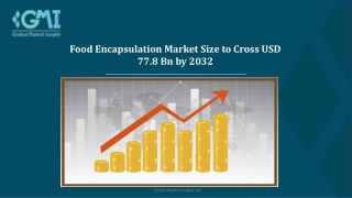 Food Encapsulation Market Opportunity, Industry Analysis to 2032- PPT