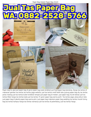 O88ᒿ~ᒿ5ᒿ8~5ᜪϬϬ (WA) Paper Bag Jogja Youtube Paper Bag Roti