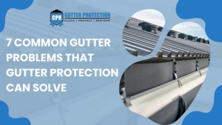 7 Common Gutter Problems That Gutter Protection Can Solve