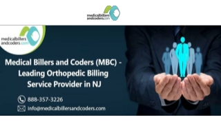 Medical Billers and Coders (MBC) – Leading Orthopedic Billing Service Provider in NJ