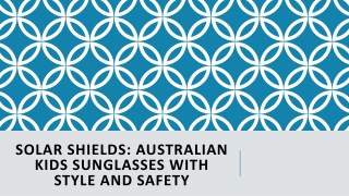 Solar Shields: Australian Kids Sunglasses with Style and Safety