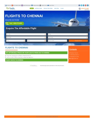 Travel to Chennai from USA with Flyopedia - Hassle-Free Booking