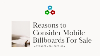 Reasons to Consider Mobile Billboards For Sale