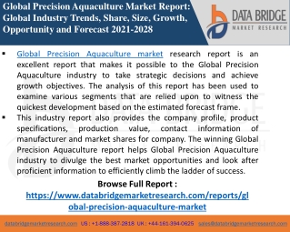 Precision Aquaculture Market-Chemical Material