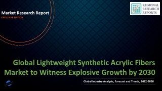 Lightweight Synthetic Acrylic Fibers Market to Witness Explosive Growth by 2030