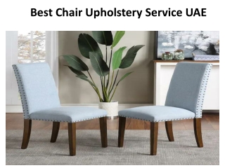 Chair Upholstery uaeupholstery