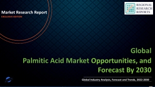 Palmitic Acid Market With Manufacturing Process and CAGR Forecast by 2030