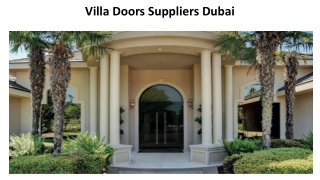Villa Doors Suppliers  dubaidoors.ae (2)