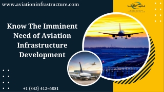 Know The Imminent Need of Aviation Infrastructure Development
