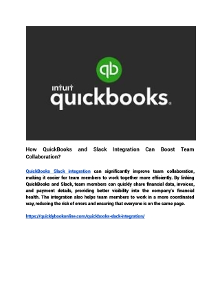 How QuickBooks and Slack Integration Can Boost Team Collaboration