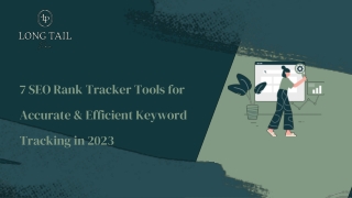 7 SEO Rank Tracker Tools for Accurate & Efficient Keyword Tracking in 2023