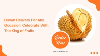 Durian Delivery Singapore