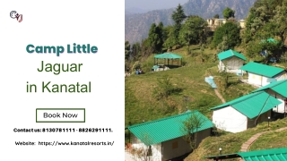 Luxury Camping in Kanatal | Camp Little Jaguar in Kanatal