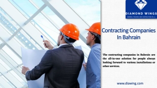 Contracting Companies In Bahrain