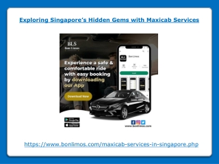 Exploring Singapore’s Hidden Gems with Maxicab Services