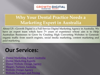 Why Your Dental Practice Needs a Marketing Expert in Australia