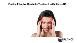 Finding Effective Headache Treatment in Matthews NC