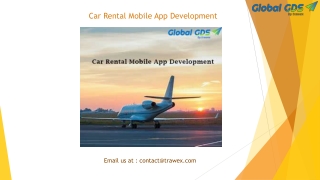 Car Rental Mobile App Development