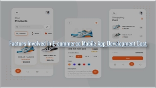 Factors Involved in E-commerce Mobile App Development Cost