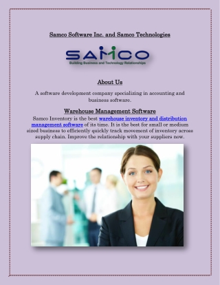 Warehouse Distribution Management Software