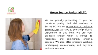 Green Source Janitorial LTD.