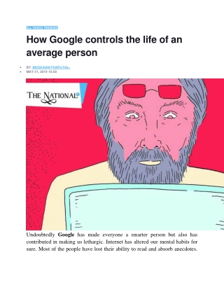 How Google controls the life of an average person