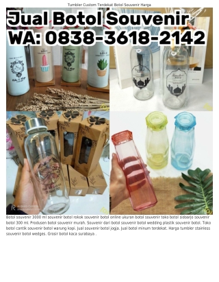 Ö838-3618-21ㄐ2 (WA) Souvenir Botol Minum Botol Souvenir Ikan