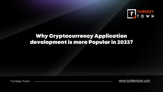 Why Cryptocurrency Application development is more Popular in 2023