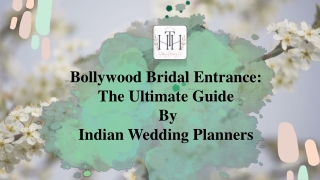 Bollywood Bridal Entrance The Ultimate Guide by Indian Wedding Planners