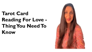 tarot card reading for love - thing you need to know