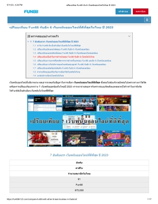 compare-fun88-with-other-6-best-bookies-in-thailand