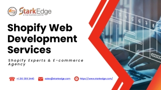 Shopify Web Development Services - Stark Edge