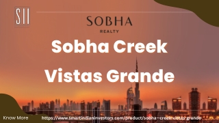 Sobha Creek Vistas Grande