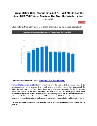 Taiwan E-commerce logistics Market Online Buyers Solutions - Ken Research