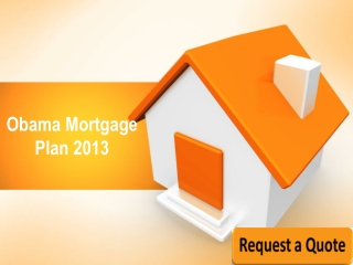 Obama Mortgage Refinance Program