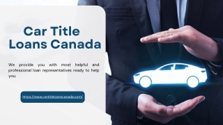 Car Title Loans Canada