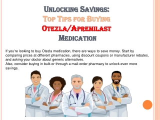 Unlocking Savings Top Tips for Buying Otezla Medication