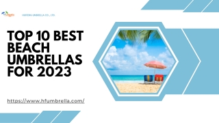Top 10 Best Beach Umbrellas for 2023
