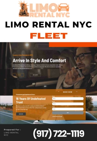 Limo Rental NYC Fleet