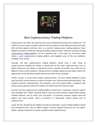 Bitcoin Cloud Mining Service - Coins Shield