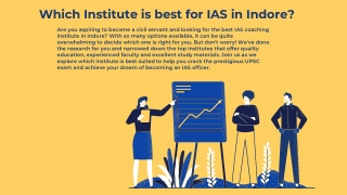 Which Institute is best for IAS in Indore