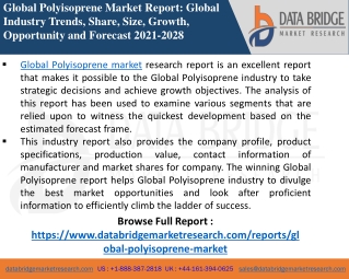 Polyisoprene Market-Chemical Material