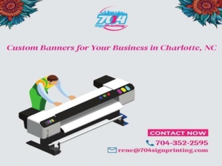 Benefits of Custom Banners for Your Business in Charlotte, NC