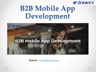 B2B Mobile App Development