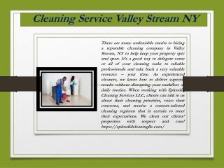 Cleaning Service Valley Stream NY