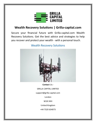 Wealth Recovery Solutions  Grilla-capital.com