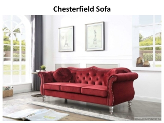 Chesterfield sofa Dubai