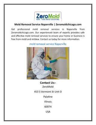 Mold Removal Service Naperville Zeromoldchicago