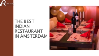 The Best Indian Restaurant in Amsterdam