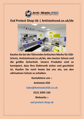 Esd Protect Shop Uk  Antistaticesd co uk de